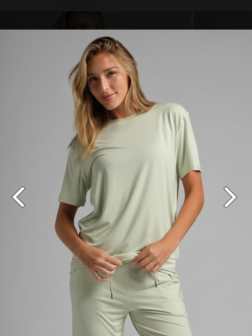 Cloud Lounge Tee in Mint